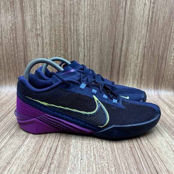 Nike React Metcon Turbo Blue Purple Women's Size 9.5 Training Shoes CT1249-400 - Picture 1 of 9
